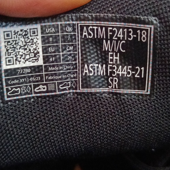 Work boots ACE /Size 8 color Black - Picture 5 of 6